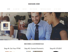 Tablet Screenshot of eaexam.com